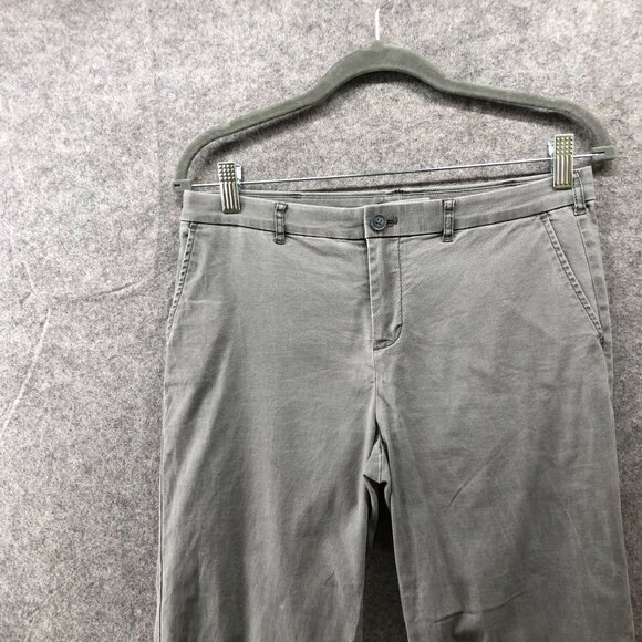 ATM Anthony Thomas Melillo Enzyme Wash Cropped Boyfriend Pant Womens 2 Gray Wide - Picture 3 of 12